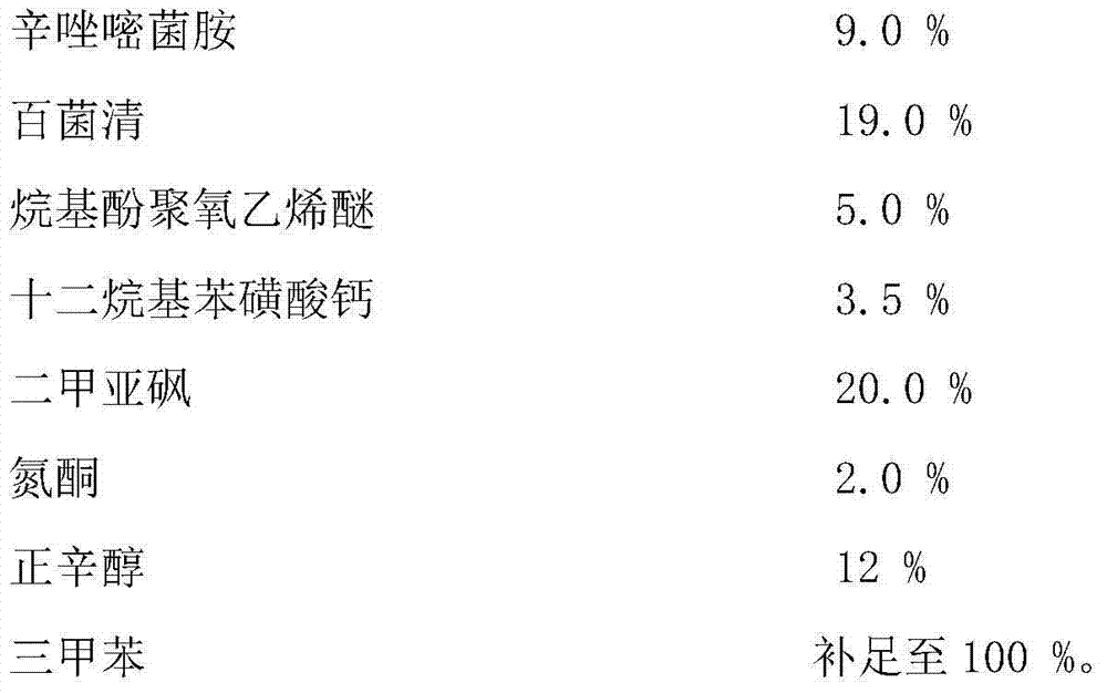 Ultralow-volume liquid of ametoctradin and phenyl and o-phthalimide-containing fungicide composition, and preparation method thereof