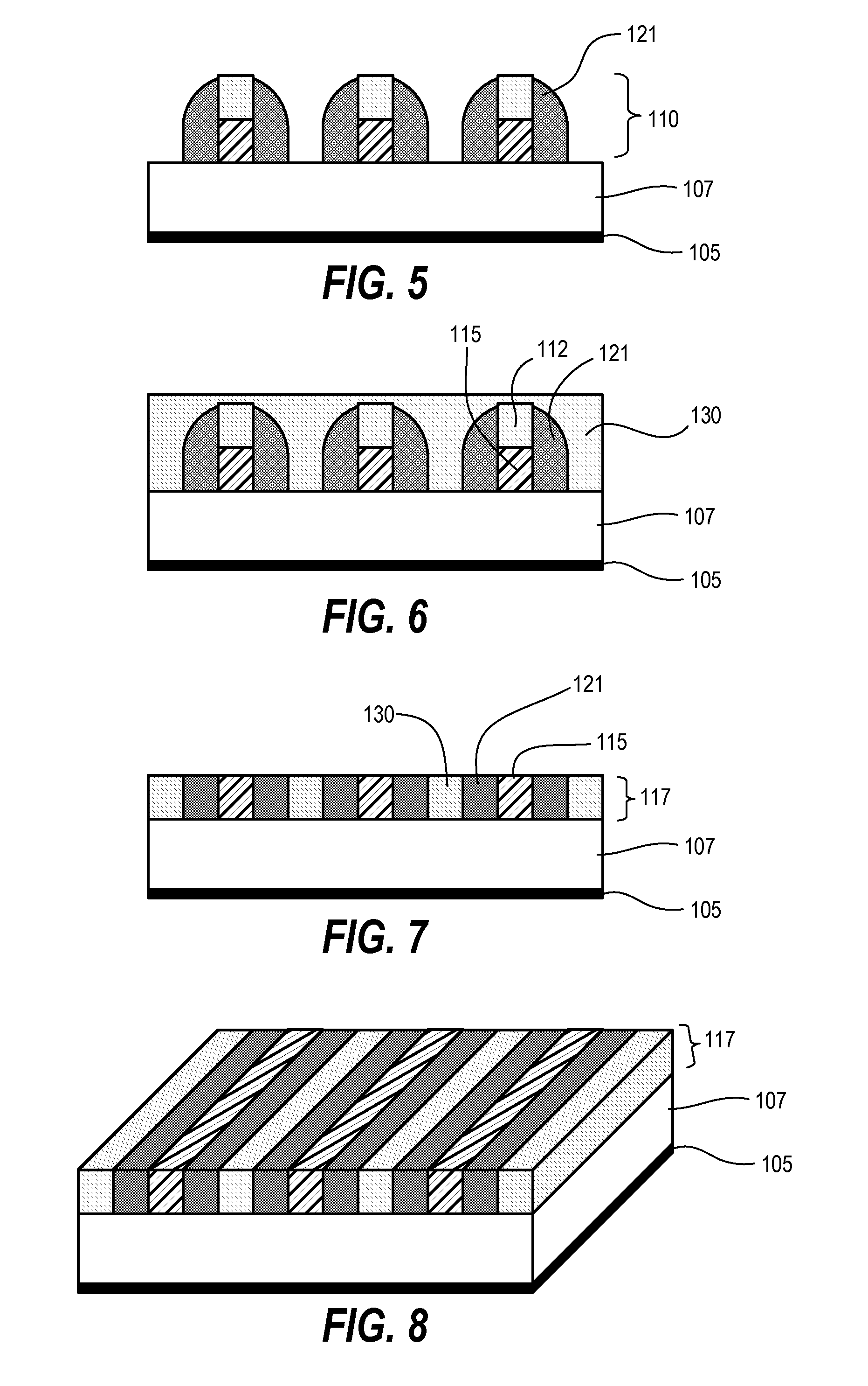 Method for multiplying pattern density by crossing multiple patterned layers