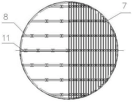 Glass fiber reinforced plastic filler-type catalytic desulfurization tower