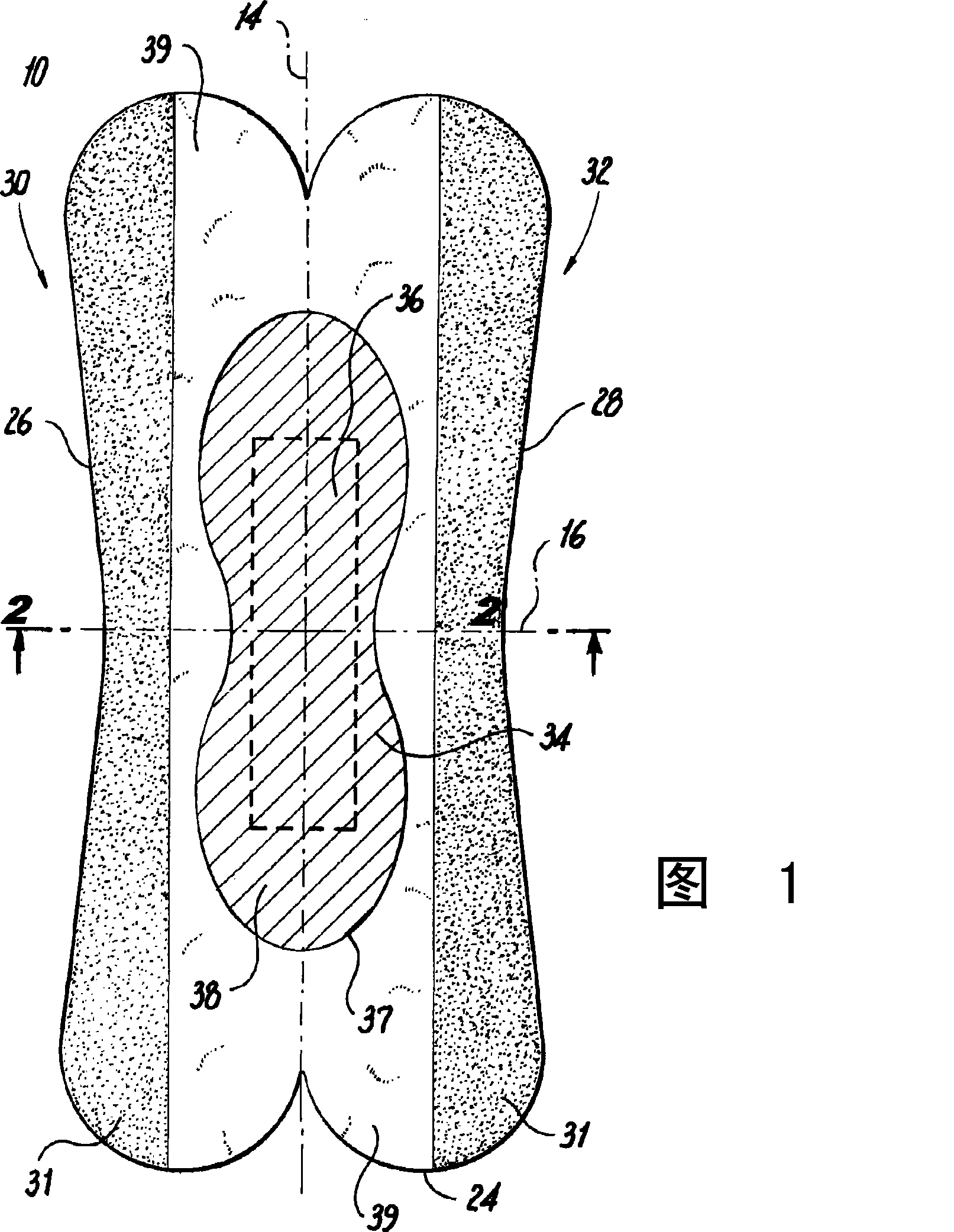 Body-attachable sanitary napkin