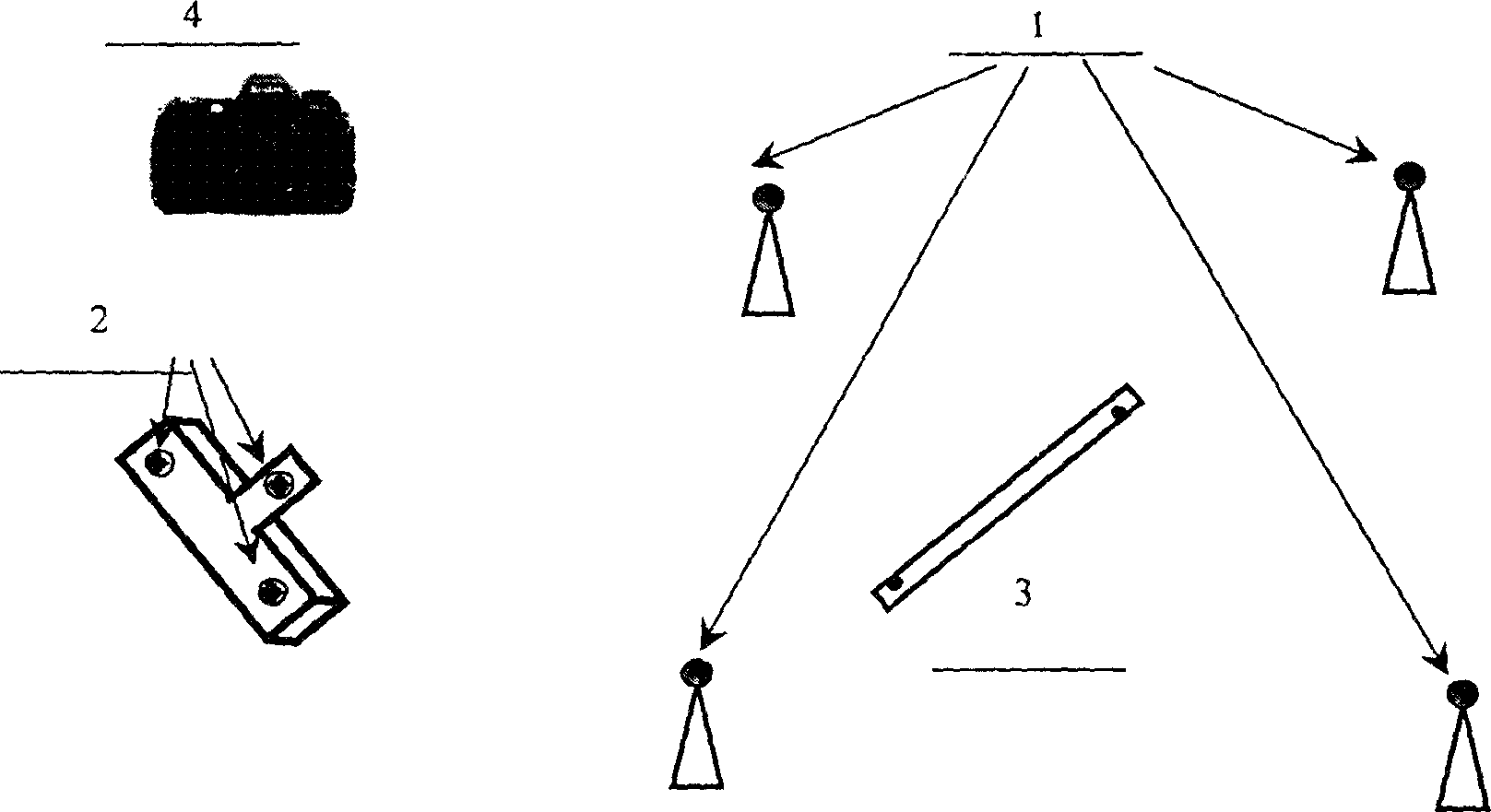 Large-scale three dimensional shape and appearance measuring and splicing method without being based on adhesive mark