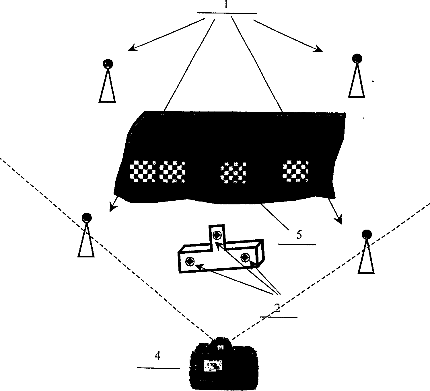 Large-scale three dimensional shape and appearance measuring and splicing method without being based on adhesive mark