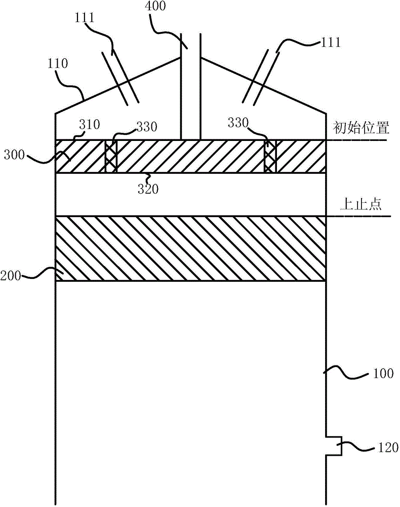 Internal combustion engine power device, engine and running methods of internal combustion engine power device