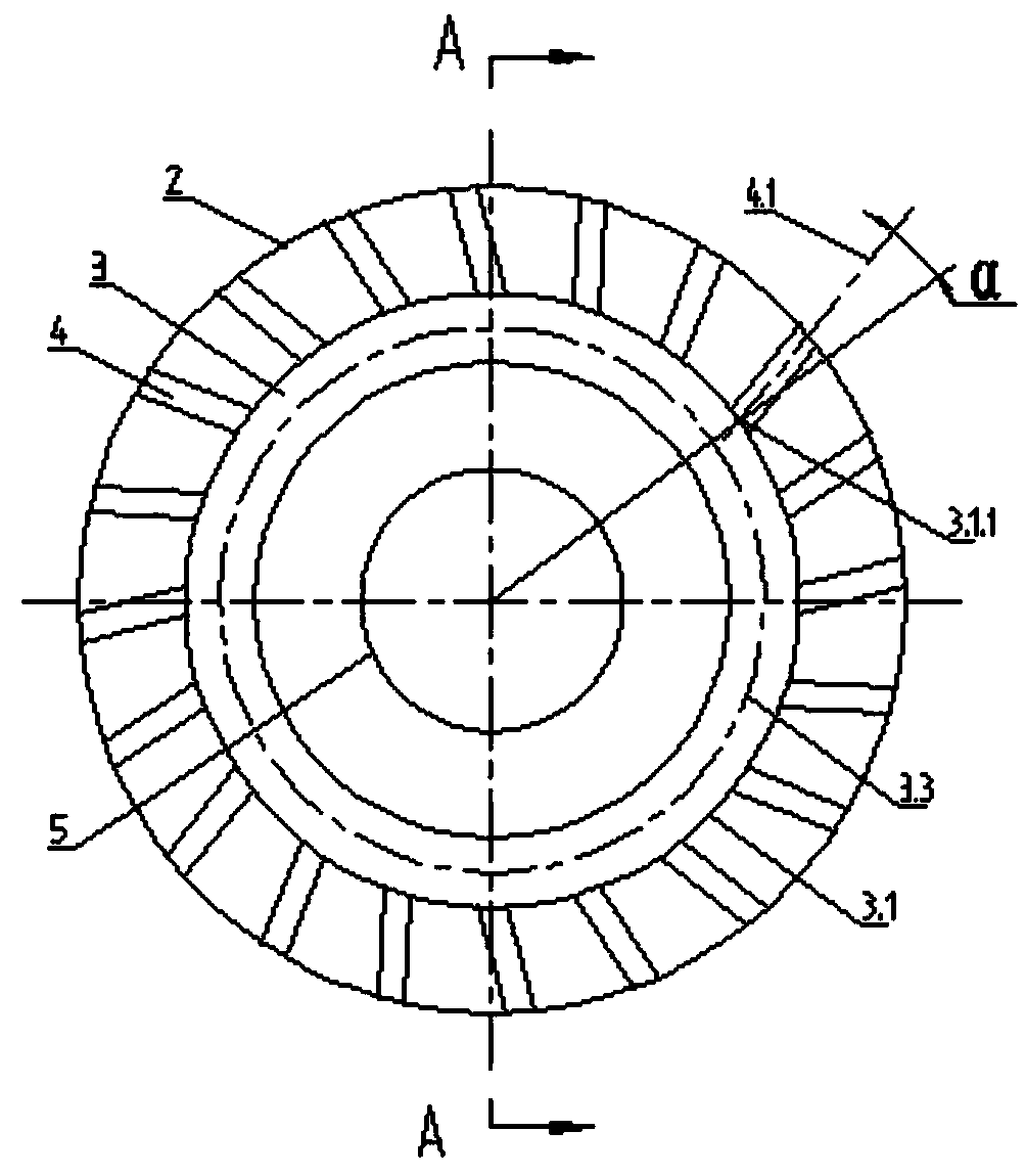 Grinding wheel improving grinding cooling and grinding quality