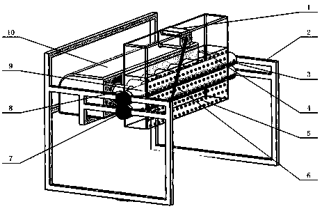 Swinging-type cutting device for flos carthami