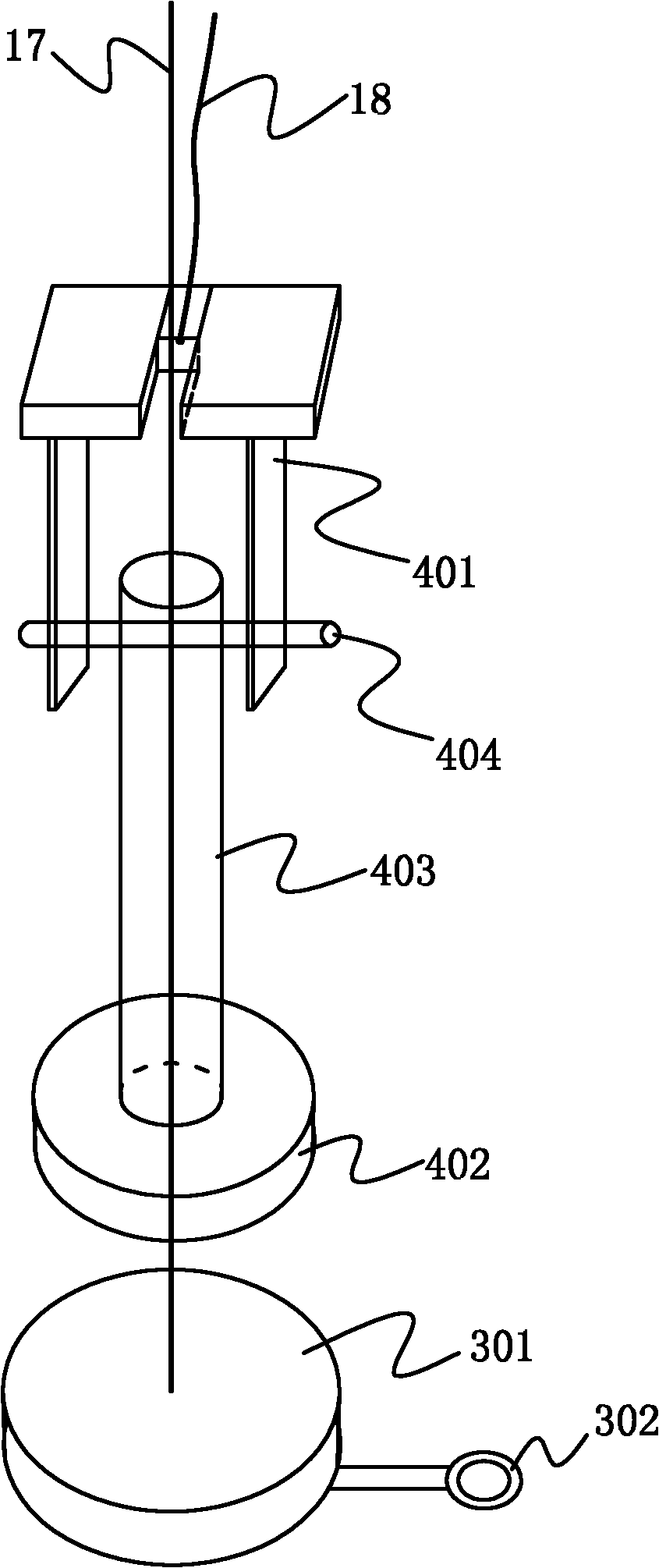 Test bed for detecting positive and negative work of linear moving electric mechanism