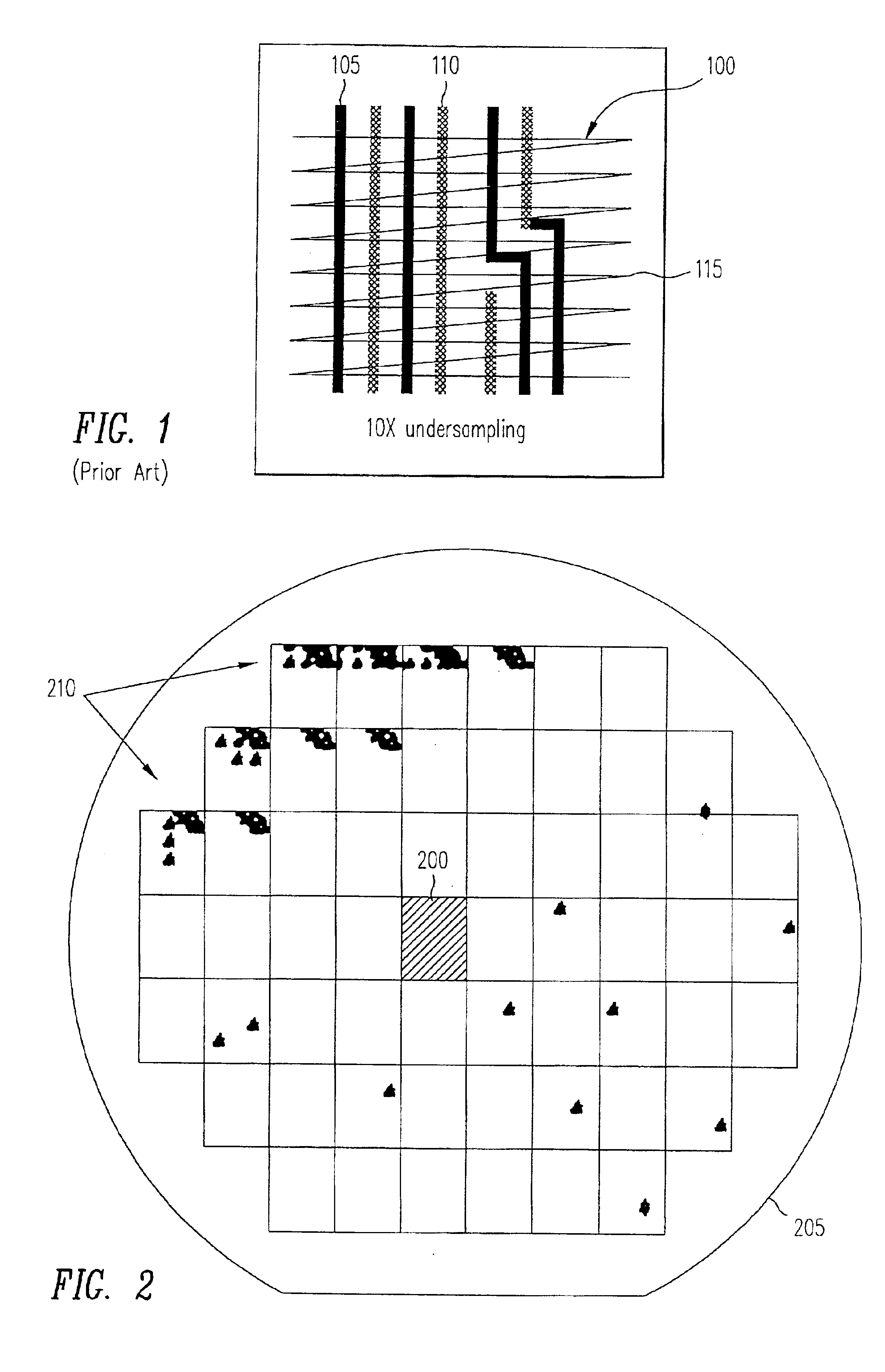 Detection of defects in patterned substrates