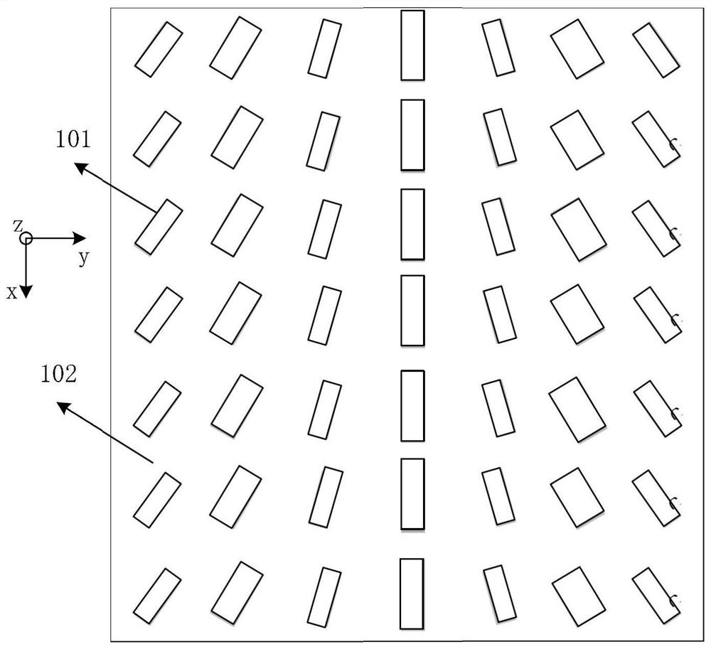 A Diffractive Optical Device for Orthogonal Polarized Light Imaging Based on Metasurface