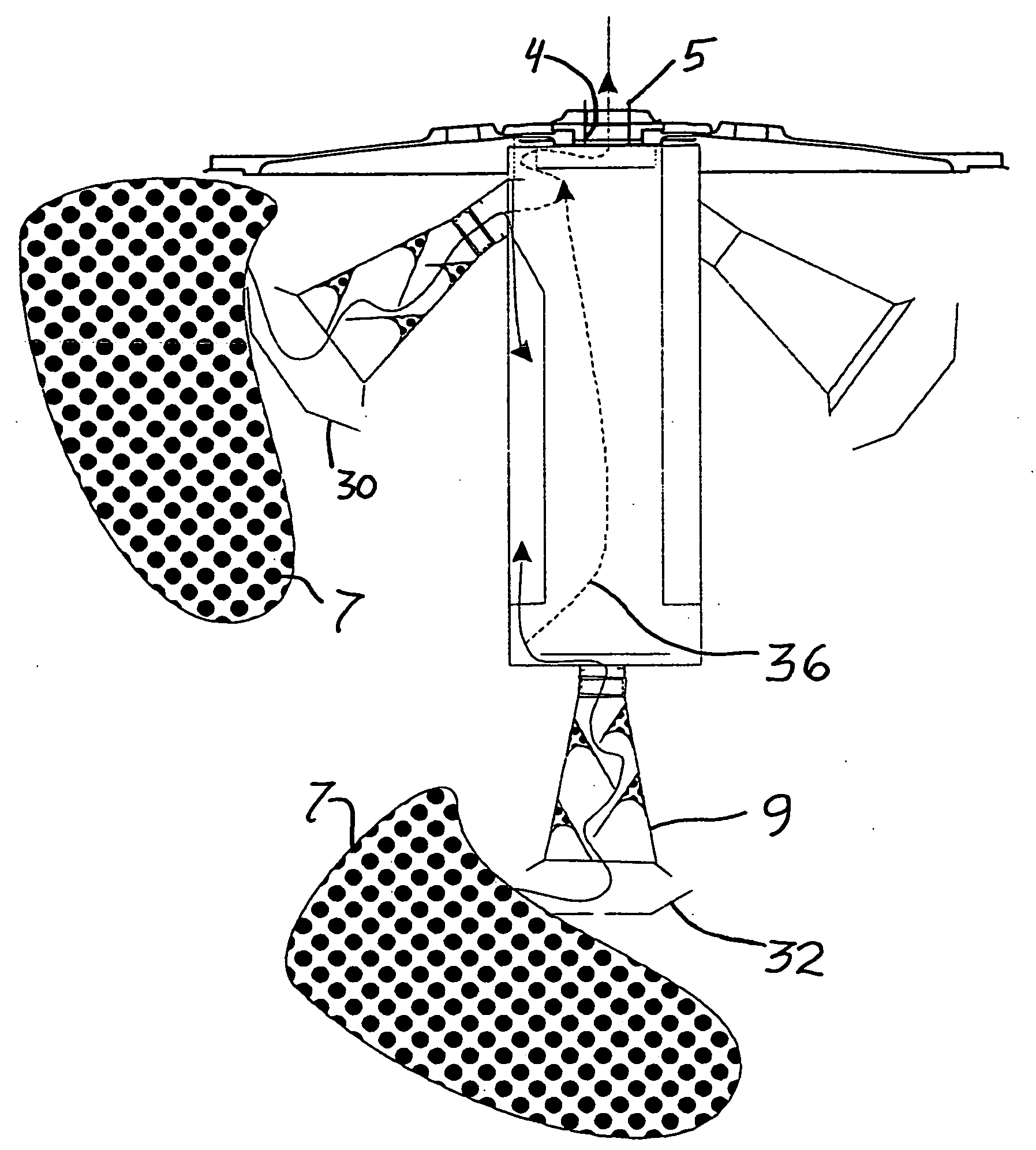 Tank with a gas supply and extraction device for storing cryogenic liquid or fuel for spacecraft