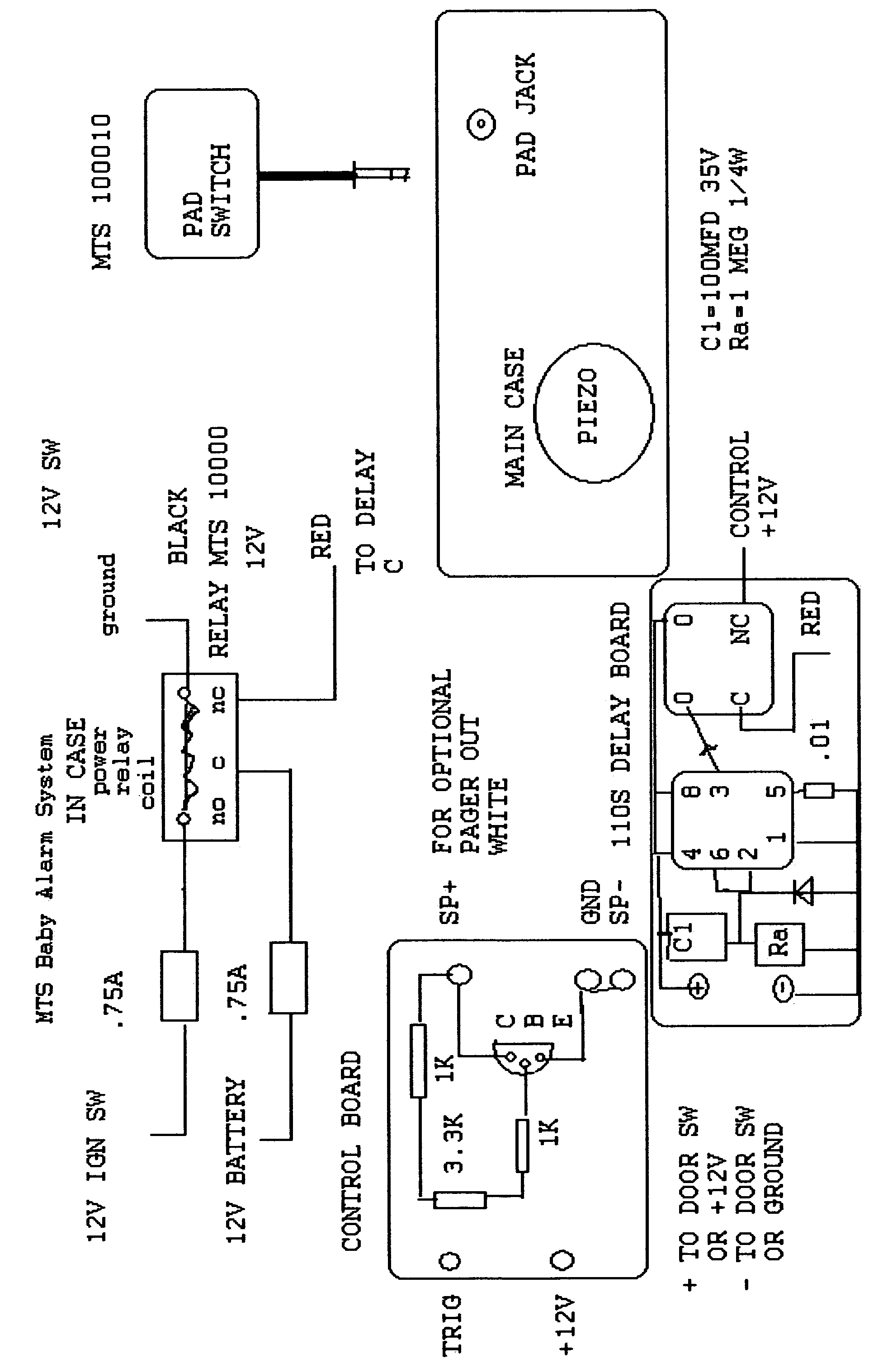 Child car seat alert system