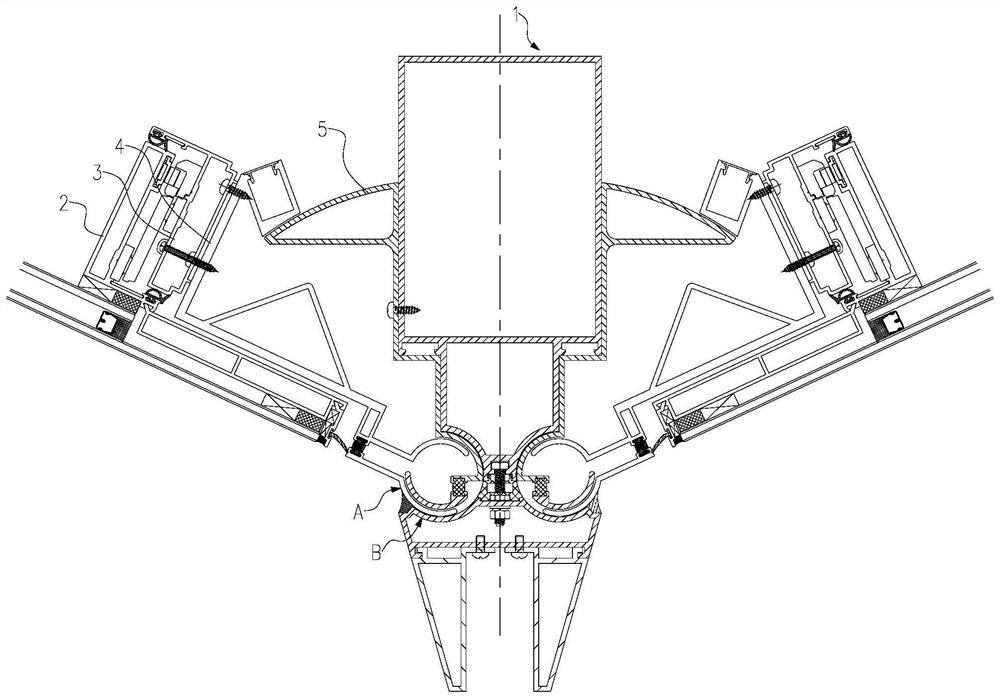 Curtain wall corner opening system