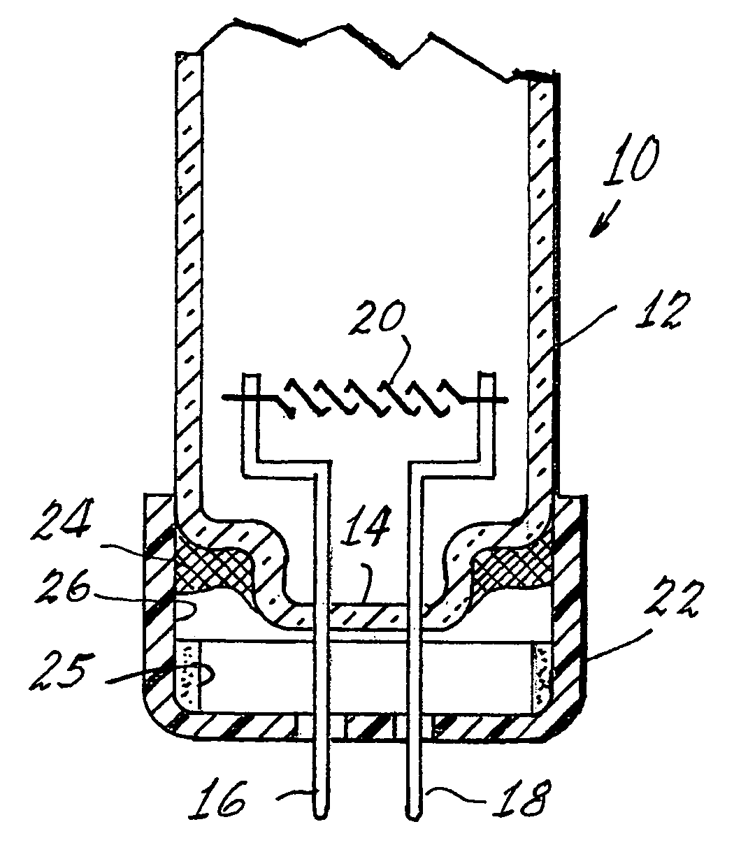 Method of controlling leachable mercury in lamps