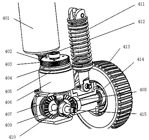 Clutch drive intelligent following luggage box