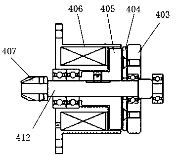 Clutch drive intelligent following luggage box