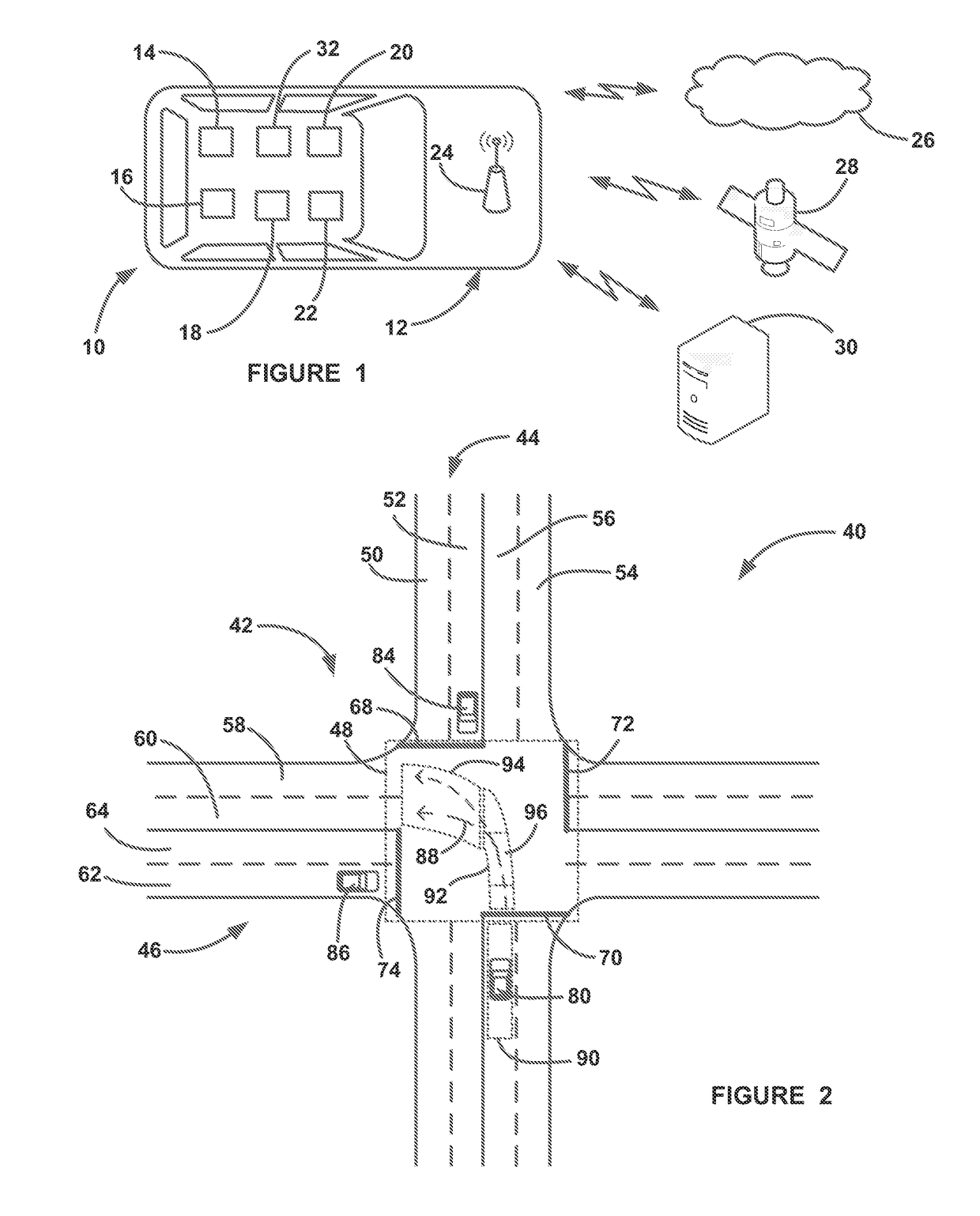 Algorithms for avoiding automotive crashes at left and right turn intersections