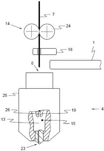 Spinning machine and method for operating the same in case of failure of an external power supply