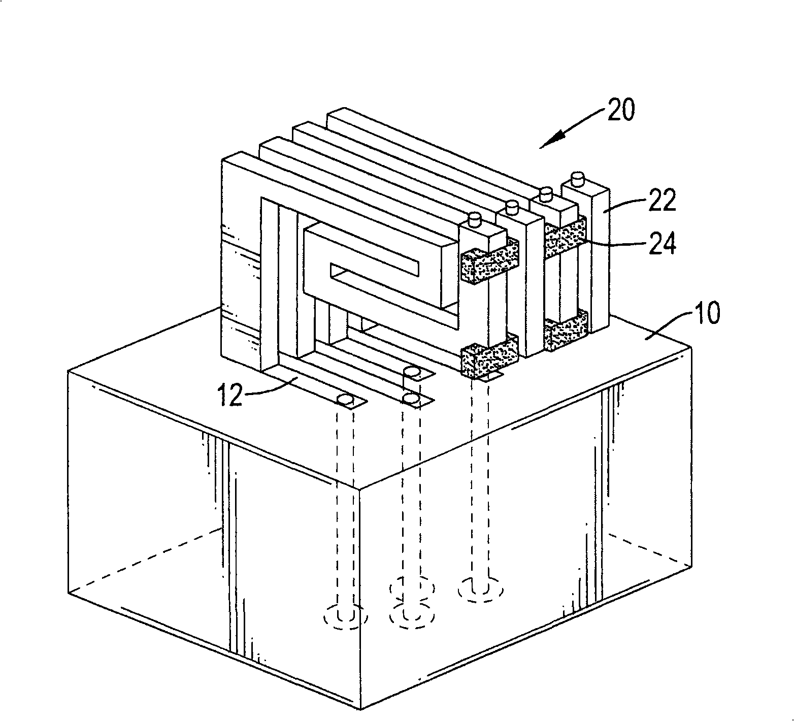 Probe short circuit preventing structure