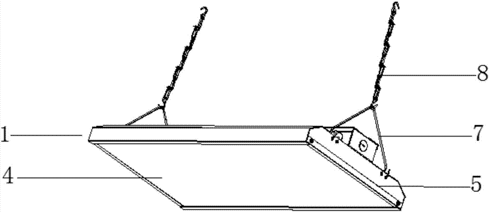 High-performance and low-cost high shed lamp convenient in installation