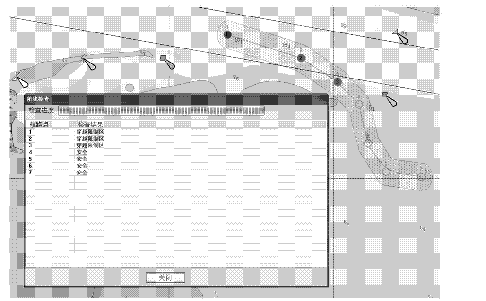 Seaway monitoring method based on electronic chart