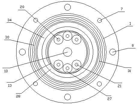 Mechanical and electrical integration harmonic reducer