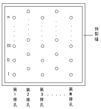 Complex environment foundation pit excavation hole-by-hole blasting method