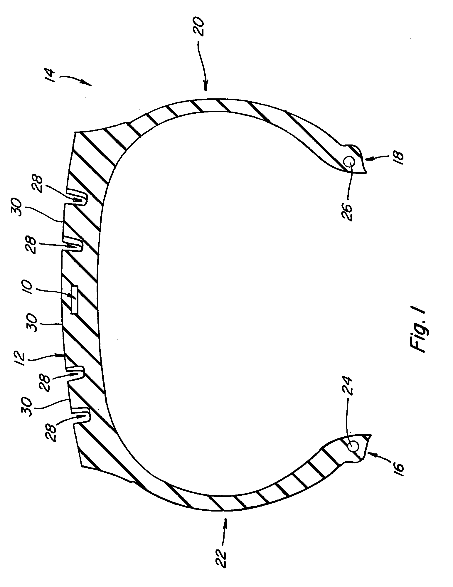 Tire wear sensor