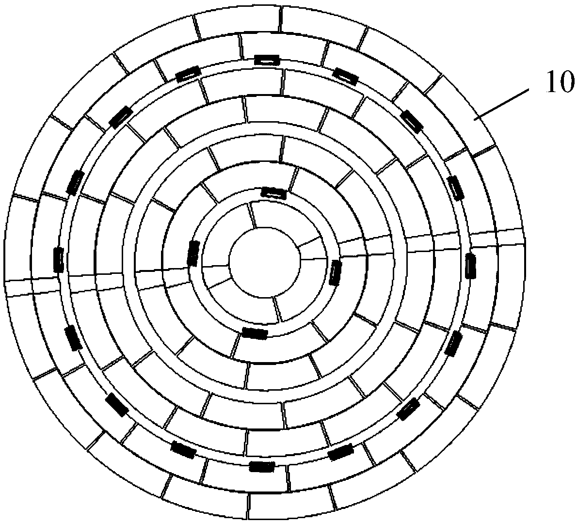 Different-orbit-altitude background radiation dynamic simulation method and device