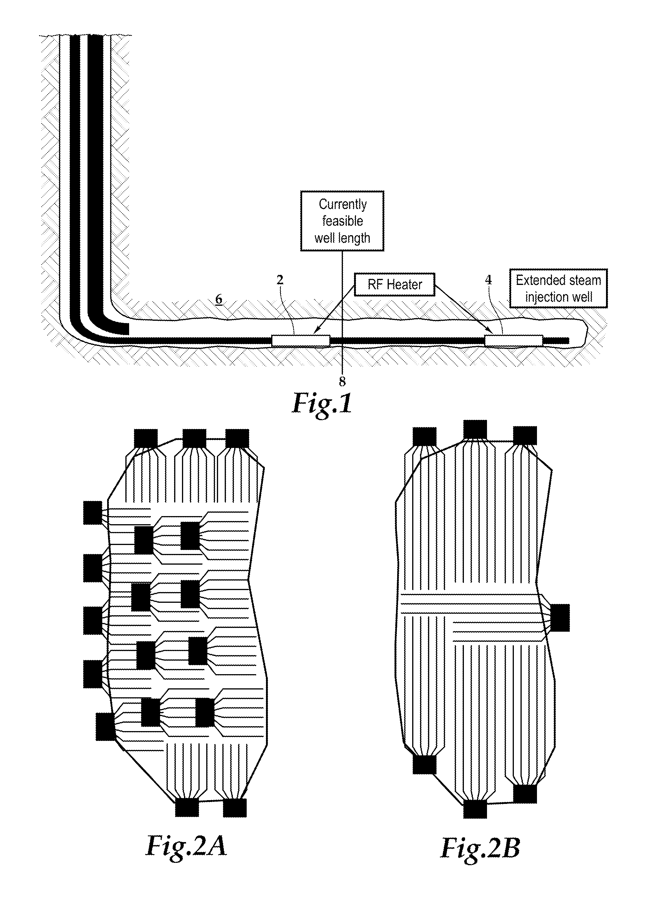 Inline RF heating for SAGD operations