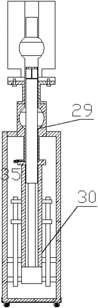 Natural gas hydrate rock core sample dwell transfer-type triaxial apparatus and method thereof