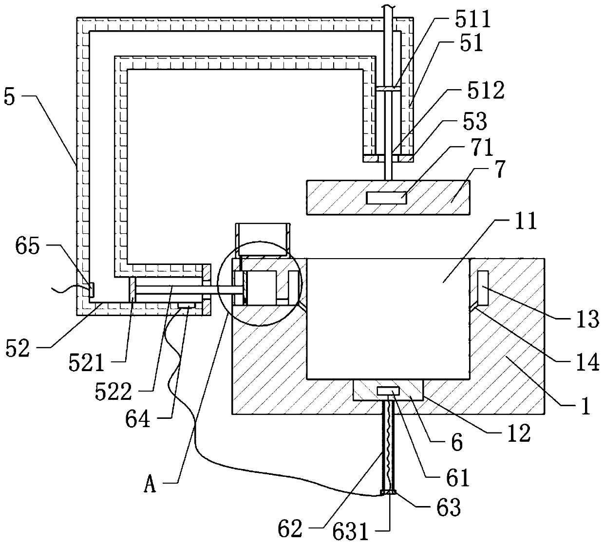 Sole processing device for training shoes