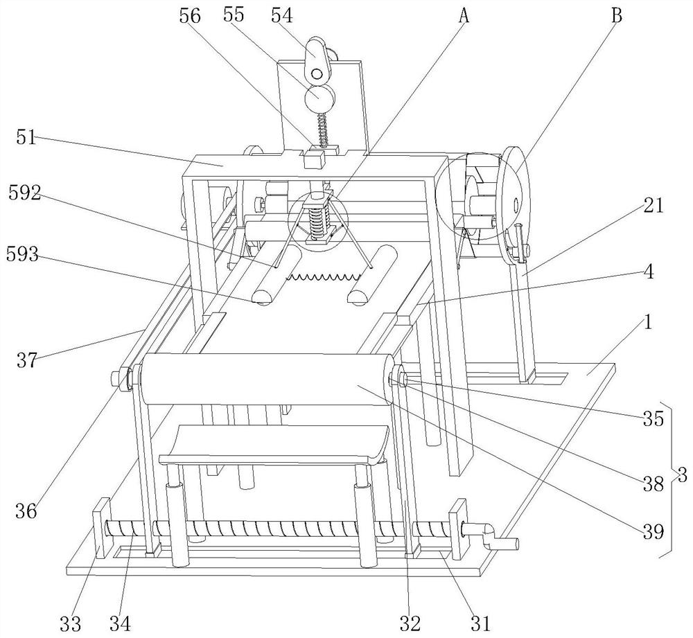 Anti-wrinkle processing equipment for PE (polyethylene) antibacterial preservative film production