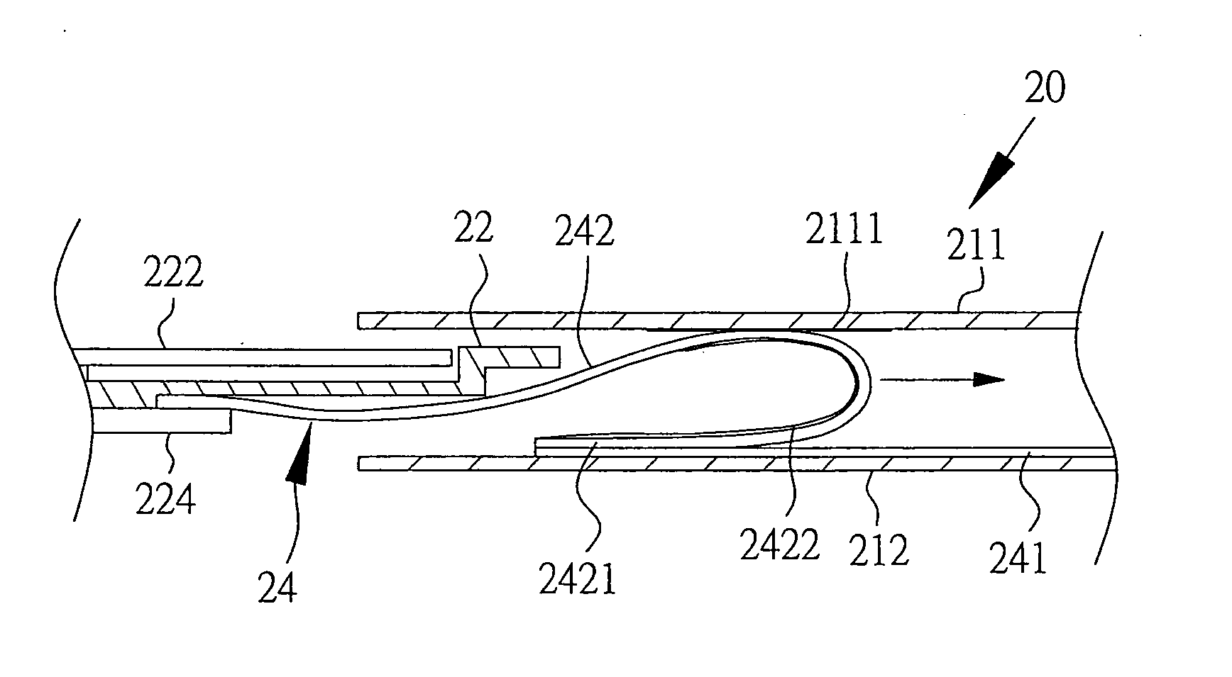 Flexible cable for optical disk drive