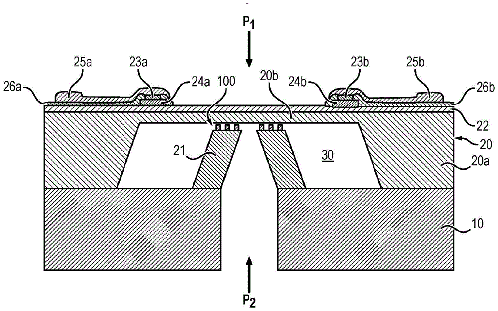 Micromechanical structure with deformable diaphragm and protection part with strong resistance to deformation