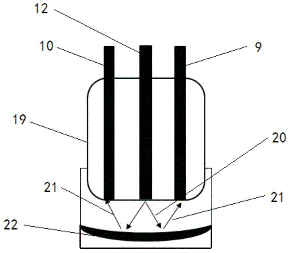 Online simultaneous monitoring sensor and online simultaneous monitoring method for COD (Chemical Oxygen Demand) and nitrogen content of nitrate