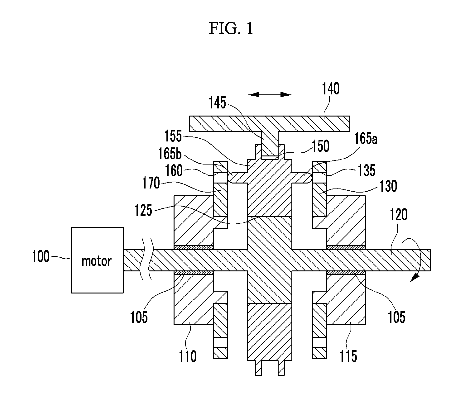 Gear shifting system for electric vehicle