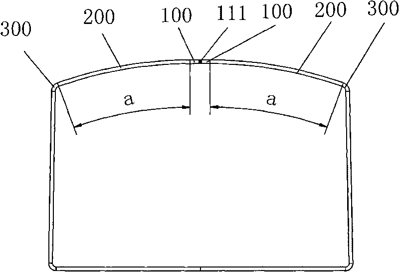 Process for forming and welding closed-end cold-bent section steel