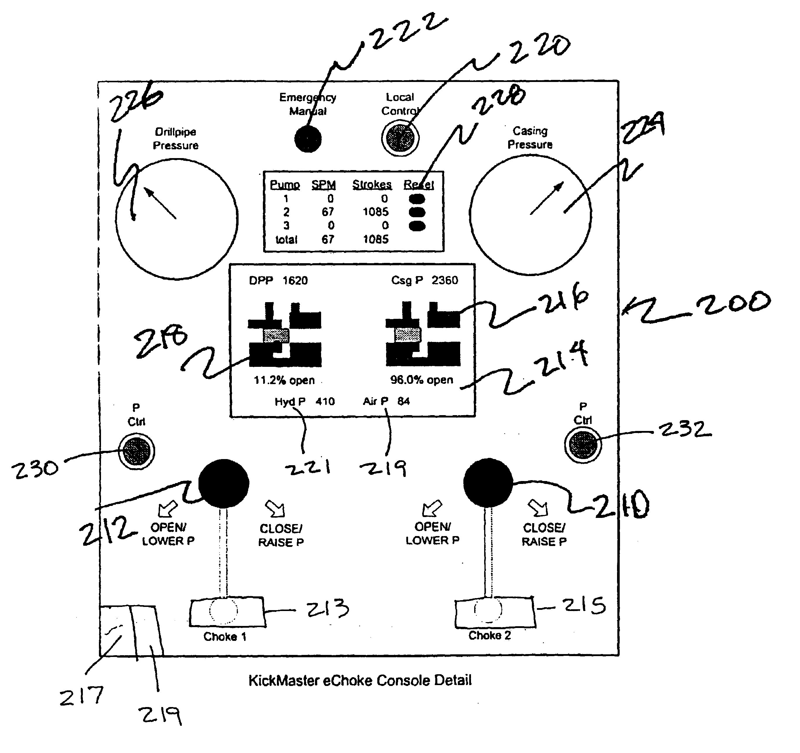 Method and apparatus for directly controlling pressure and position associated with an adjustable choke apparatus