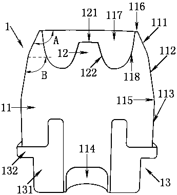 A method for preventing steel spring from breaking and concave vertical stopper