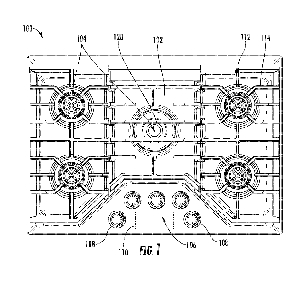 Fuel supply system for a gas burner assembly