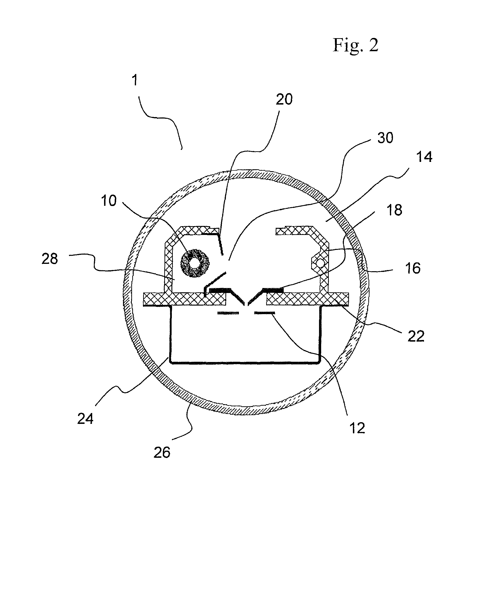 Cathode shielding for deuterium lamps