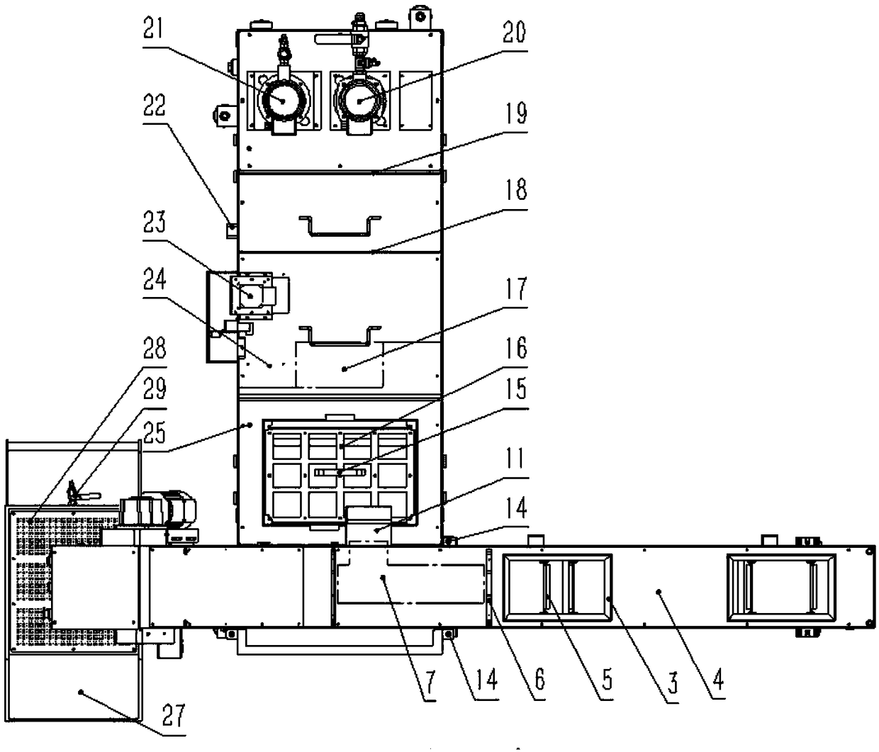 Automatic chip removal filtration system stabilizing processing quality