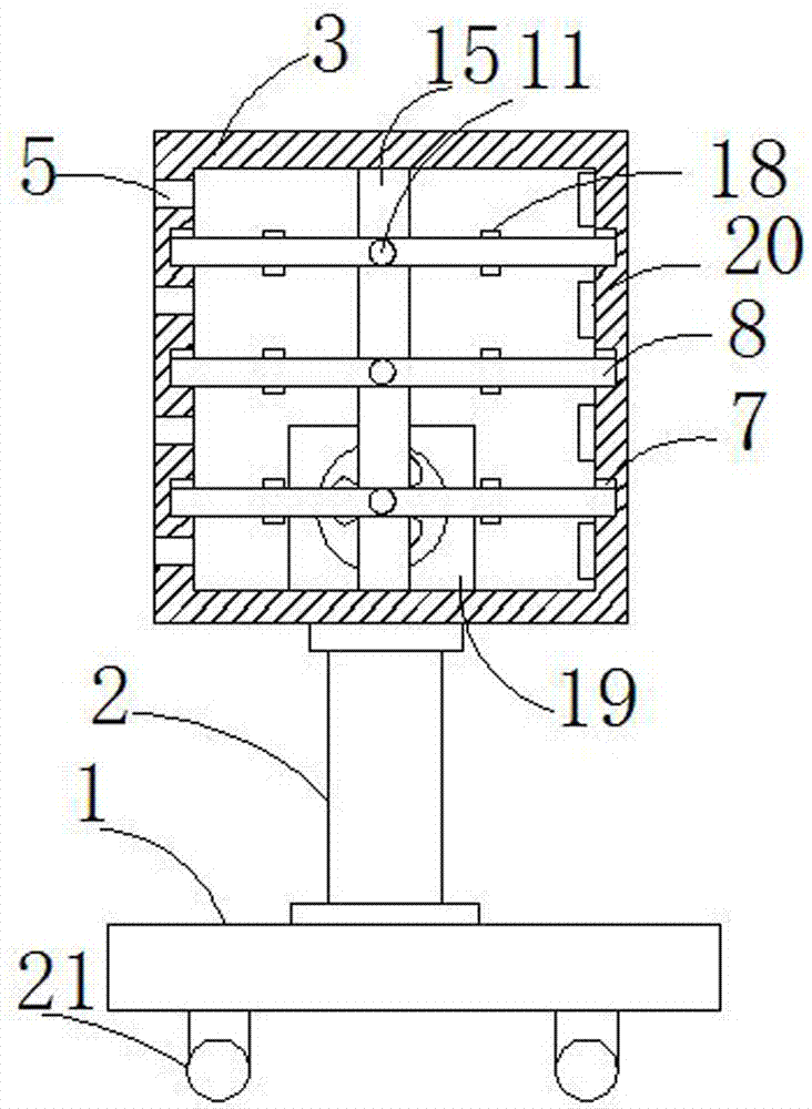 Computer network connection accessory arranging box