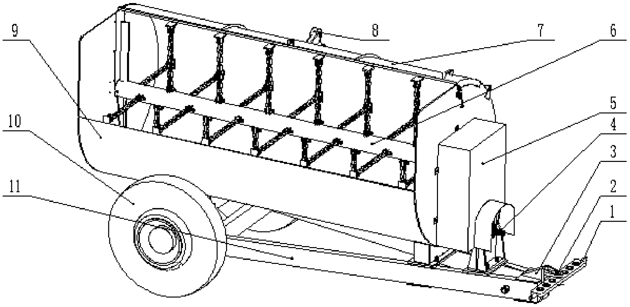 High-water-content livestock and poultry manure compost organic fertilizer spreading equipment and method