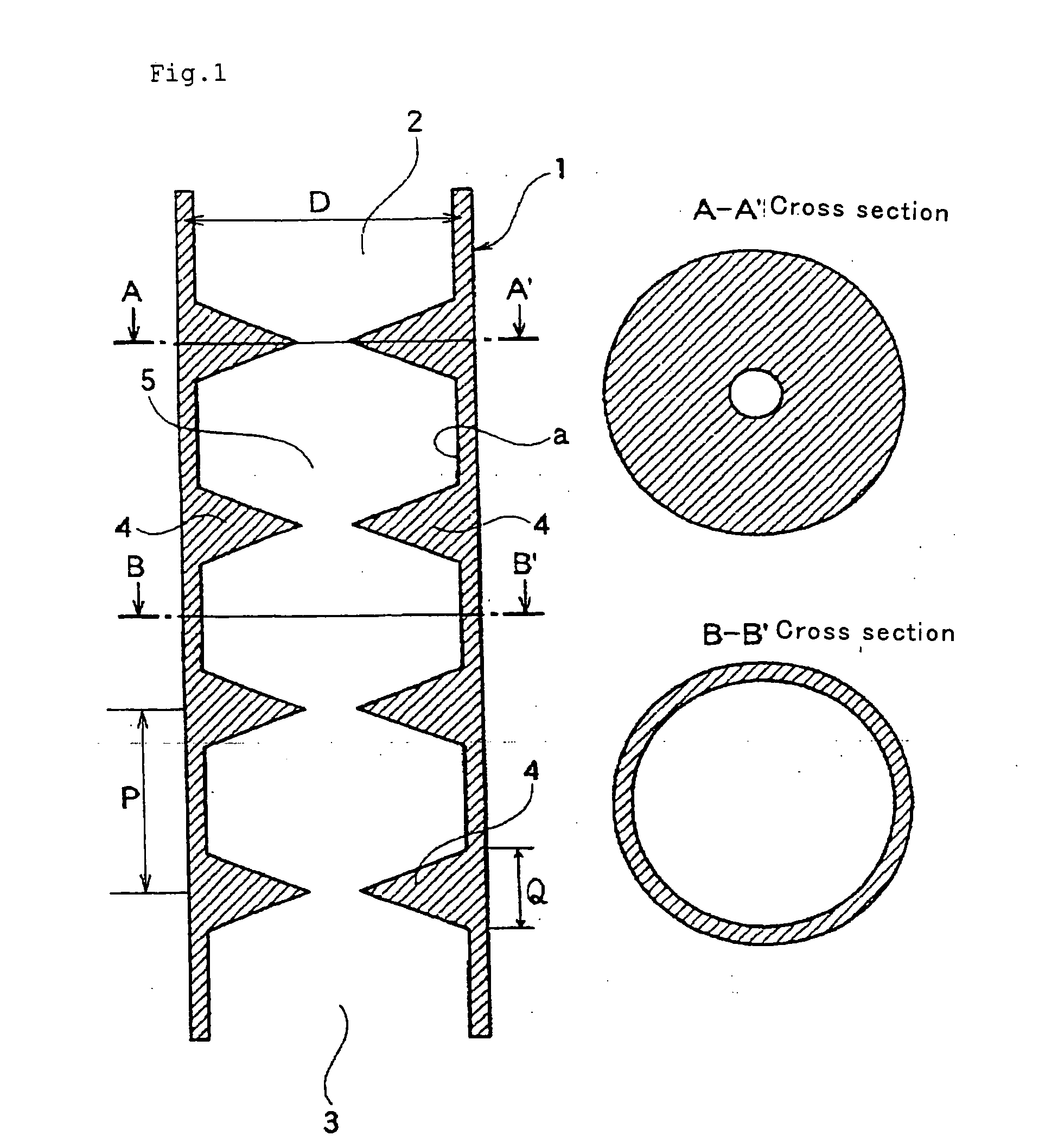 Tubular reaction vessel and process for producing silicon therewith