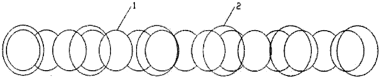 Construction method of foundation pit supporting water-stop continuous wall