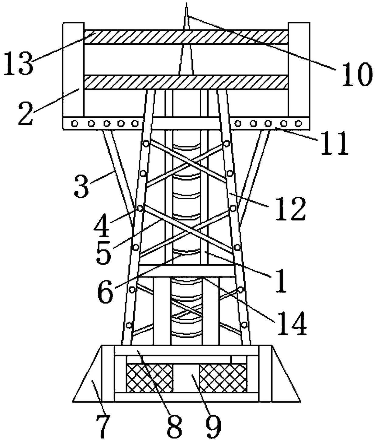 Communication signal tower