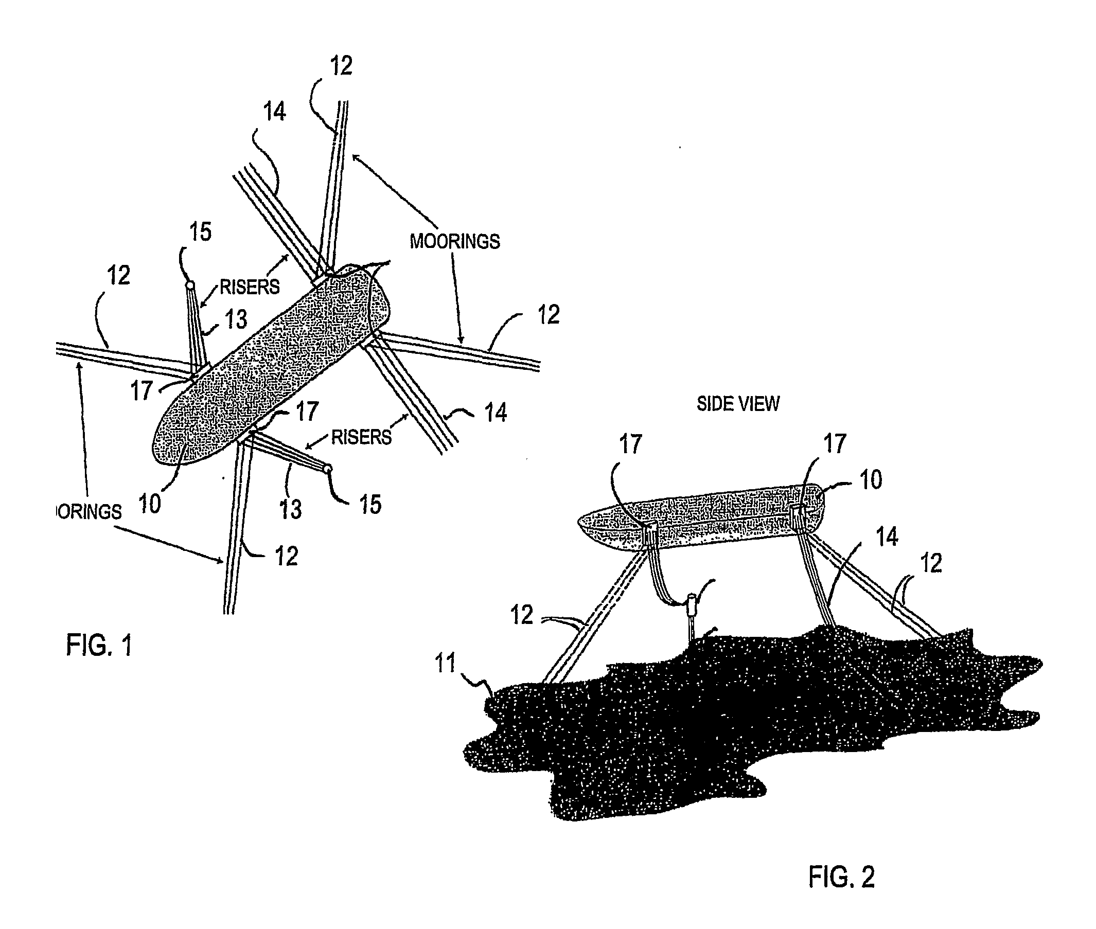 Disconnectable production dock (DPD) for turret free disconnectable weather vaning fpso