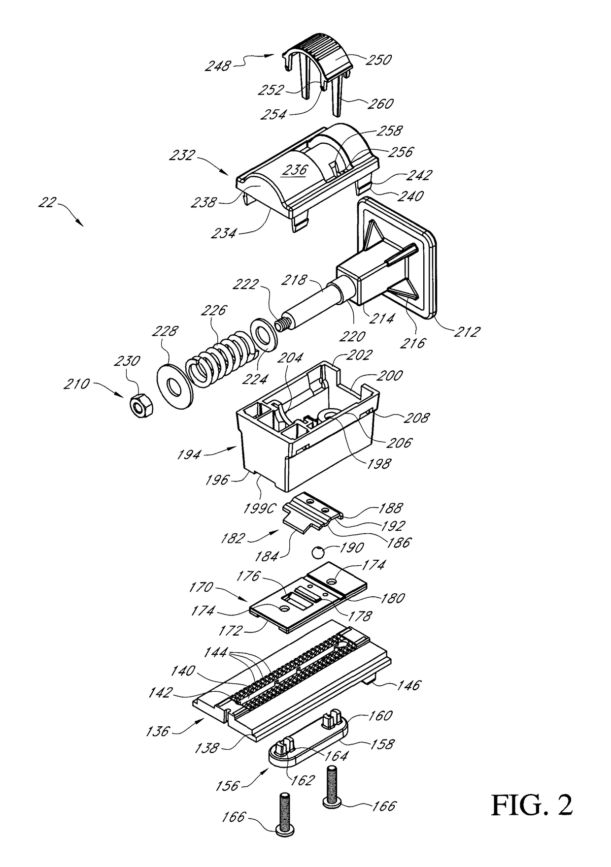 Ratcheting quick-adjust drilling jig