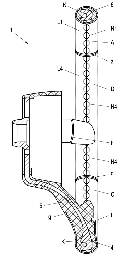 Method for applying leather to vehicle interior parts