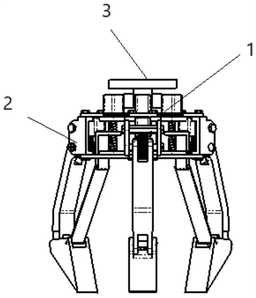 Semi-flexible multi-finger manipulator based on soft steel belt and toroidal worm and control method